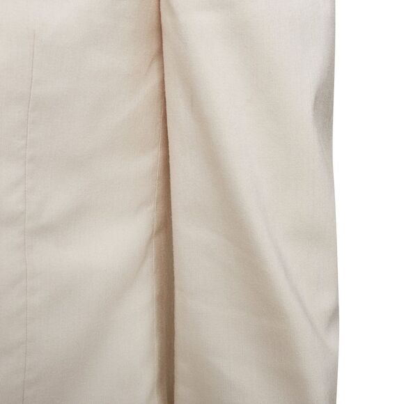 SAINT LAURENT 2023 cream multi silk blend satin lapel tuxedo blazer IT44 XS